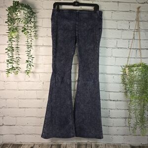 Newbury Kustom Blue Boot Cut Flare Pants